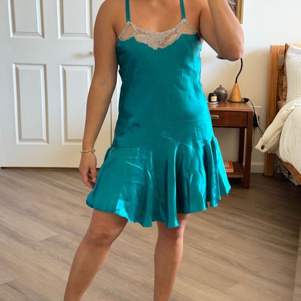 Victoria’s Secret gold label slip dress